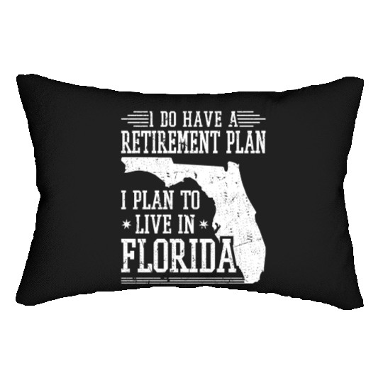 Retirement Plan Florida Lumbar Pillows