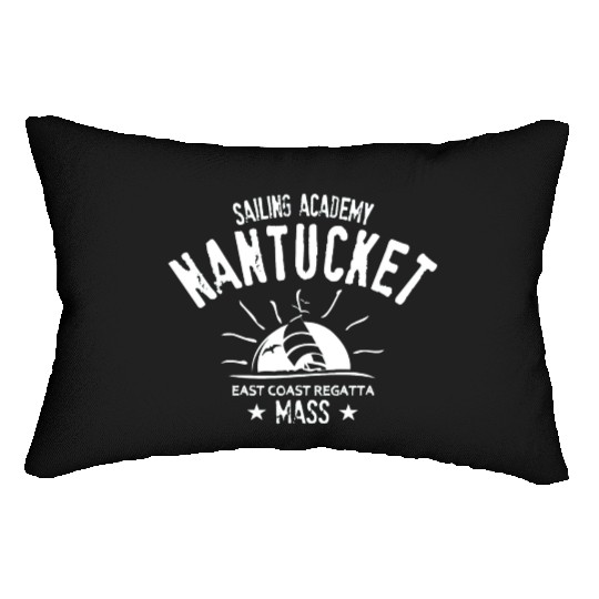 Nantucket sailing academy Lumbar Pillows