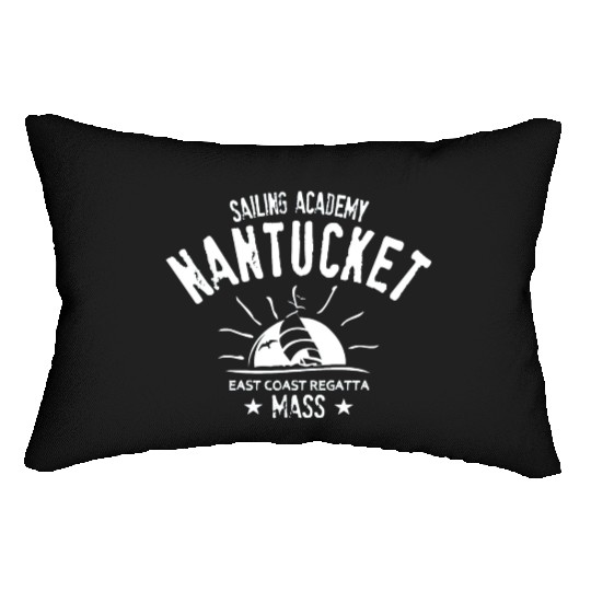 Nantucket sailing academy Lumbar Pillows