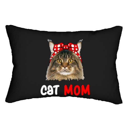Cat Mom Lumbar Pillows
