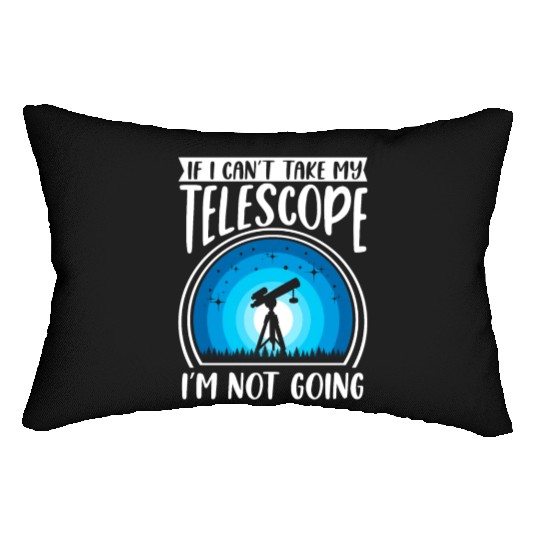 Telescope Owner Stars Galaxy Astronomer Lumbar Pillows