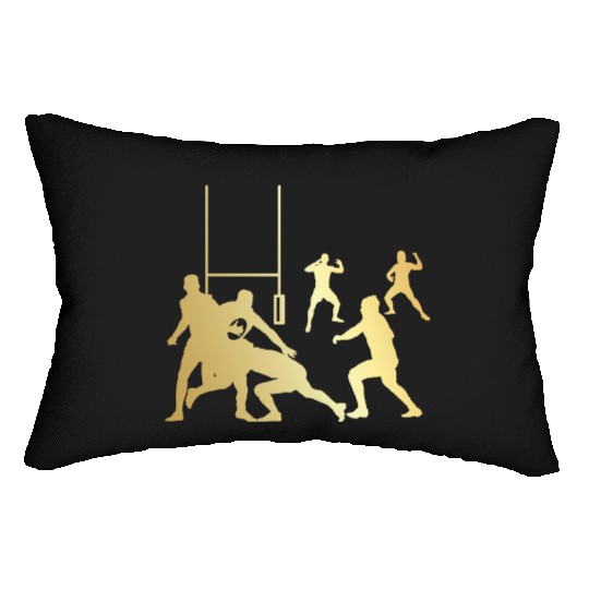 Rugby Sports Lover Rugby Tackle Lumbar Pillows
