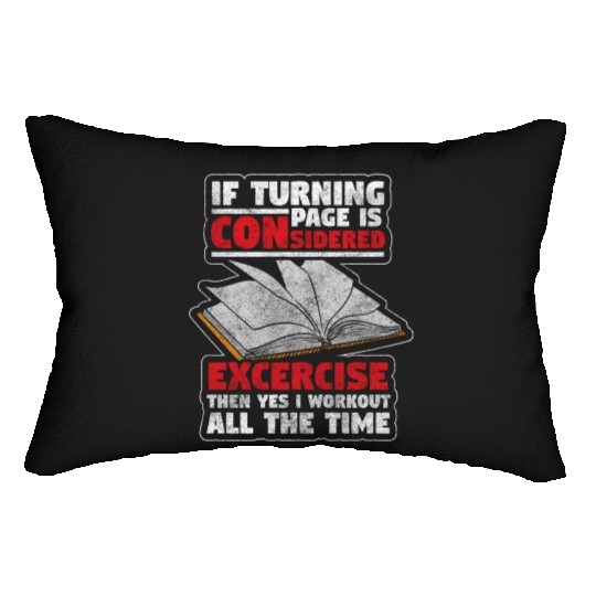 Bookworm Library Literature Back To School Lumbar Pillows