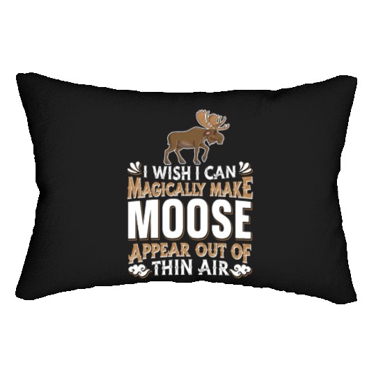 Moose Elk Hunting Lumbar Pillows