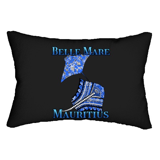 Belle Mare Vacation Tribal Stingrays Lumbar Pillows
