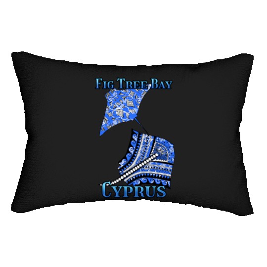 Fig Tree Bay Vacation Tribal Stingrays Lumbar Pillows