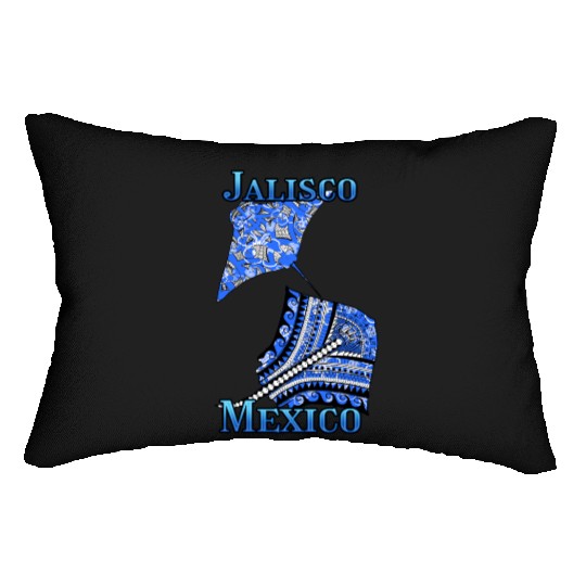 Jalisco Vacation Tribal Stingrays Lumbar Pillows