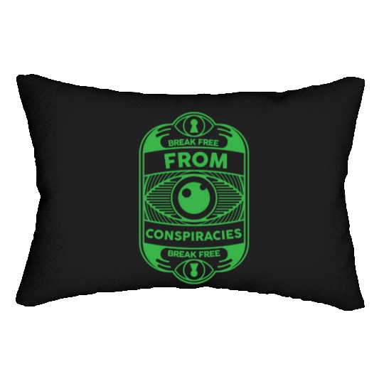 Break free from conspiracies Anti Conspiracy Lumbar Pillows
