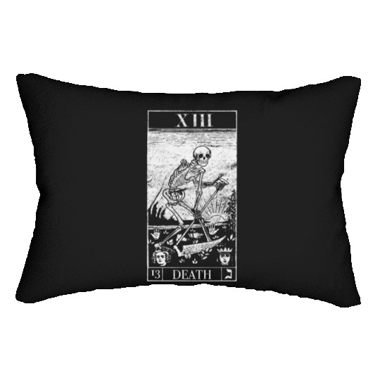 Blackcraft The Grim Reaper Vintage Death Tarot Car Lumbar Pillows