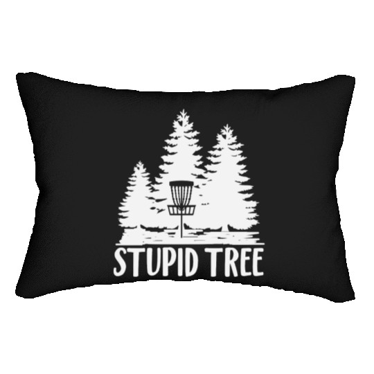 Stupid Tree Disc Golf Lumbar Pillows