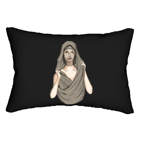 Arabic Woman Hijab Belly Dance Arabic Woman Hijab Lumbar Pillows