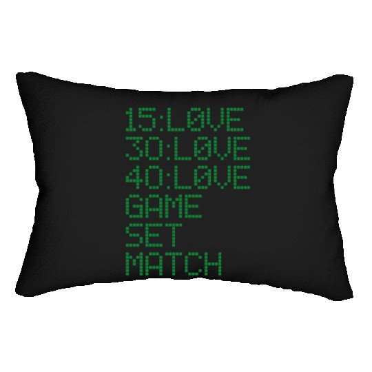 TENNIS Tennis match Lumbar Pillows