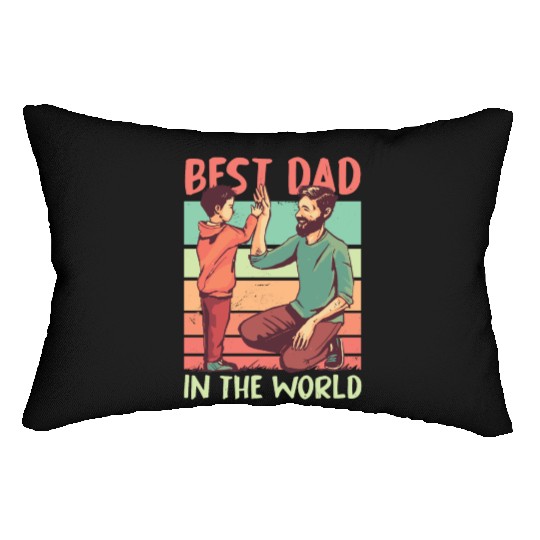 Funny Dad Daddy Best Dad Father Fun Lovers Lumbar Pillows