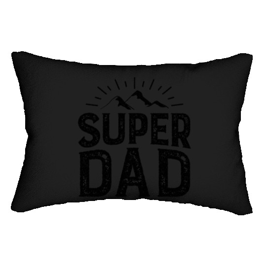 Art Print Lumbar Pillows Happy Father's Day Love Heart