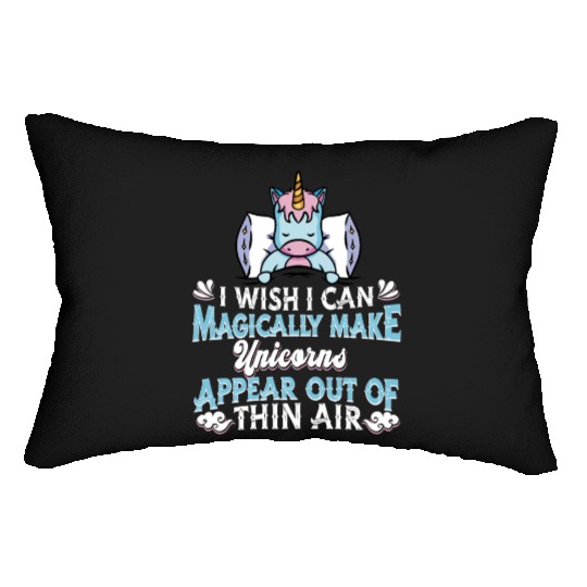 Unicorn Rainbow Lumbar Pillows