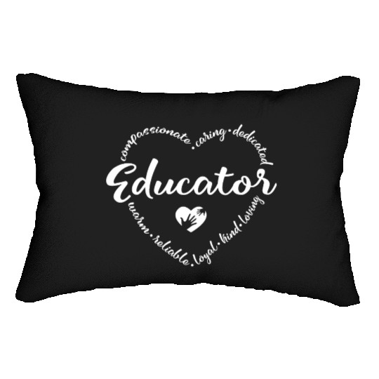 Educator, Teacher appreciation Lumbar Pillows