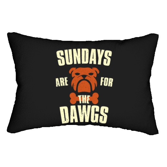 Sundays are for the dogs Cleveland Ohio Lumbar Pillows