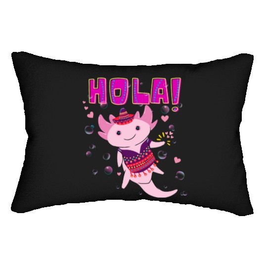 Hola Cute Axolotl - 4 Lumbar Pillows