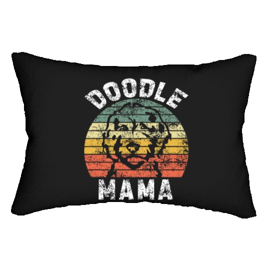 Doodle Mama Labradoodle Golden Doodle Dog Lover Lumbar Pillows