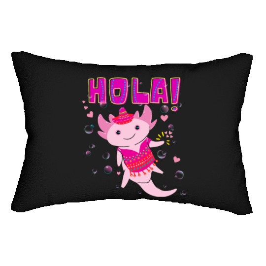 Hola Cute Axolotl - 18 Lumbar Pillows