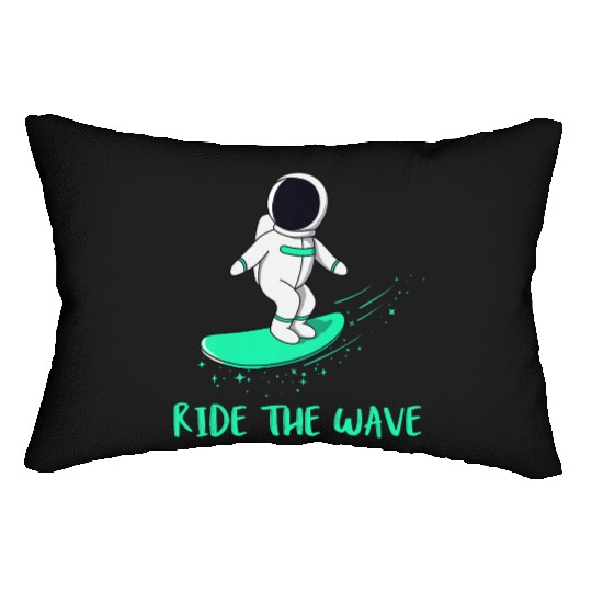 Kids Space Surfing Astronaut Back To School Boys Lumbar Pillows