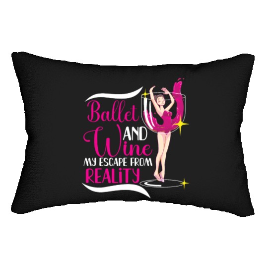 Ballet Ballerina Dance Dancer Dancing Ballet Gift Lumbar Pillows
