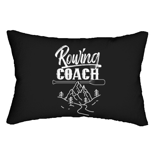 Rowing Coach Sports Rower Row Crew Lumbar Pillows