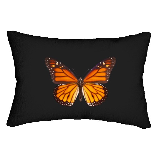 Monarch Butterfly Lover Lumbar Pillows Plant Milkweed