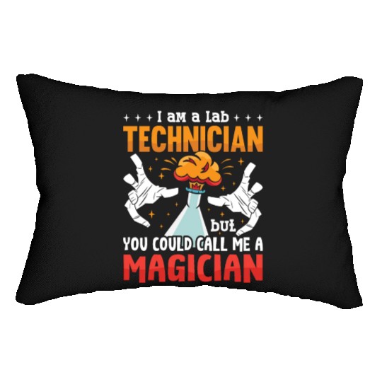 Lab Tech I Am A Lab Technician Laboratory Science Lumbar Pillows