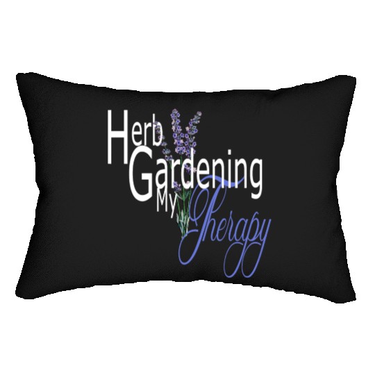 Herb Gardening my Therapy Lumbar Pillows