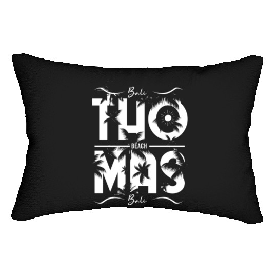 St Thomas Beach Vacation Souvenir Lumbar Pillows