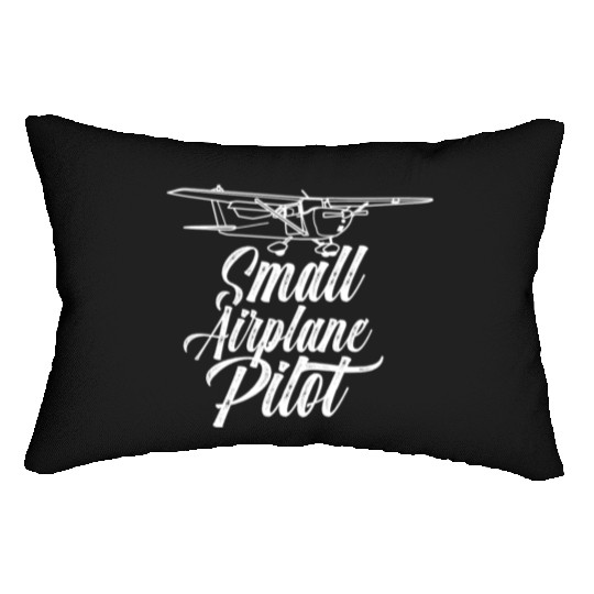 Small Airplane Pilot Aircraft Private Lumbar Pillows