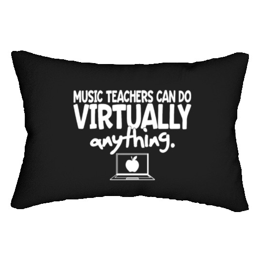 Music Teacher Gift Virtual Band Chorus Strings Lumbar Pillows