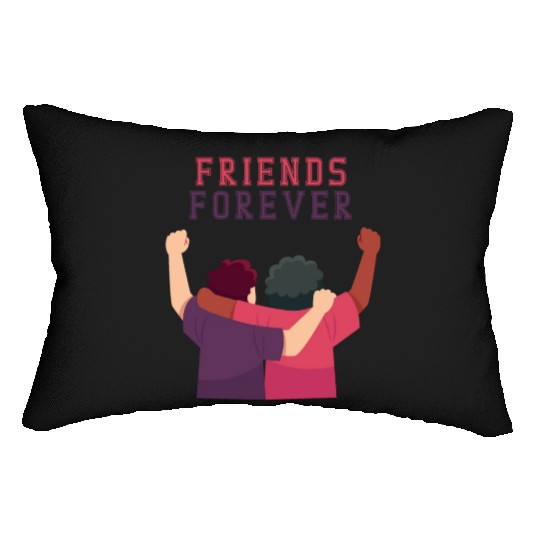 Cool Friends forever Lumbar Pillows for friendship day to you