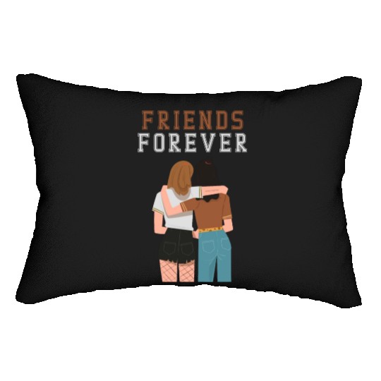 Cool Friends forever Lumbar Pillows for friendship day to you