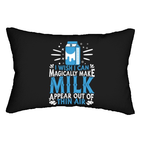 Milk Cow Farmer Farm Farming Lumbar Pillows