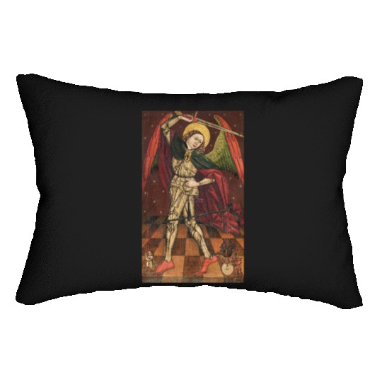Saint Michael in Bakabánya Lumbar Pillows