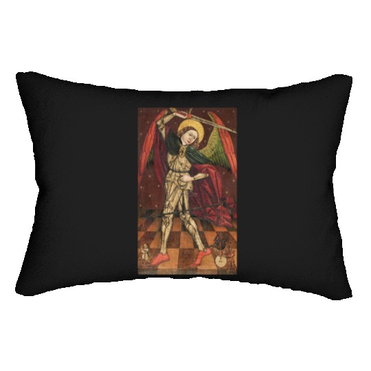 Saint Michael in Bakabánya Lumbar Pillows