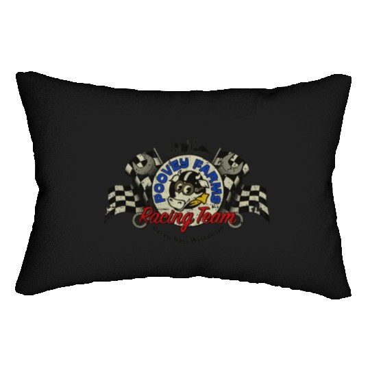 poovey farms racing team essential Lumbar Pillows