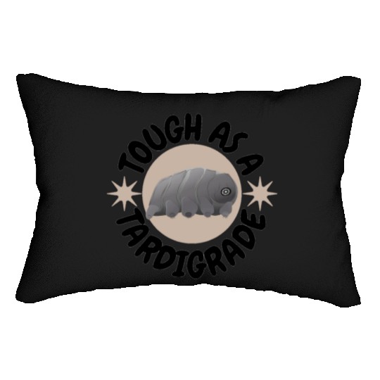 tough as a tardigrade,waterbear,science puns Lumbar Pillows