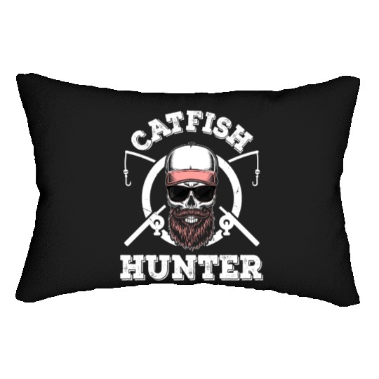 Catfish Hunter Lumbar Pillows