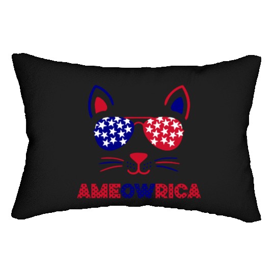 Ameowrica Funny Saying Lumbar Pillows For 4th of July
