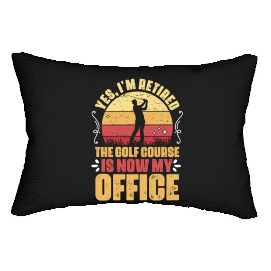 Retirement Plan Funny Golf Humor Golfing Sport For Lumbar Pillows