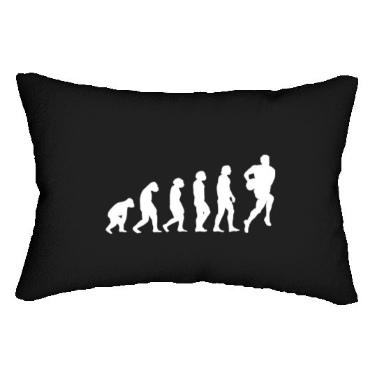 Rugby Evolution Sports Rugby Lover Lumbar Pillows