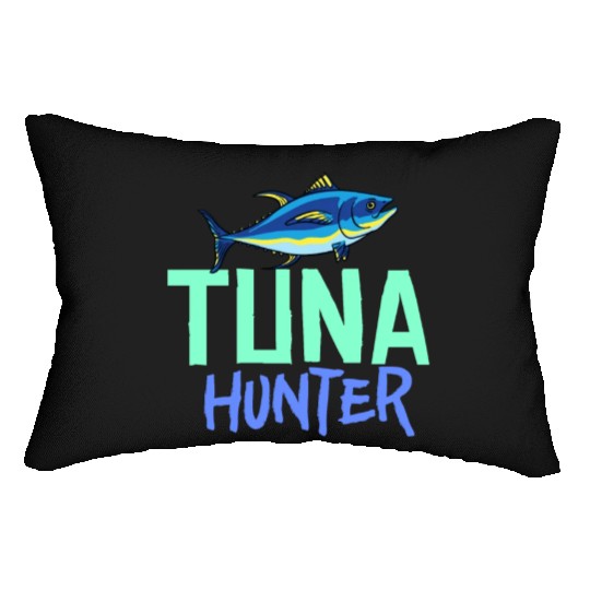 Red Tuna Fish Bluefin Fishing Salad Lumbar Pillows