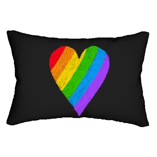 LGBT Pride be yourself Lumbar Pillows