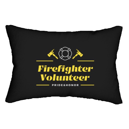 Firefighter Volunteer Pride and Honor Lumbar Pillows