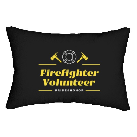 Firefighter Volunteer Pride and Honor Lumbar Pillows