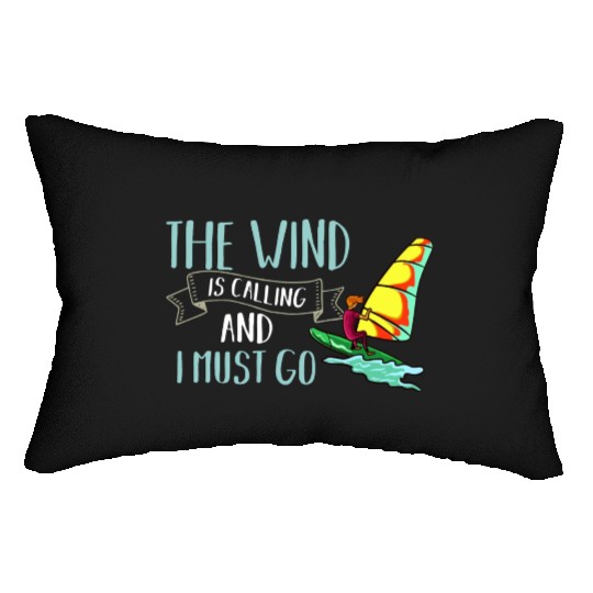 Windsurfing Board Sail Paddle Windsurfer Lumbar Pillows