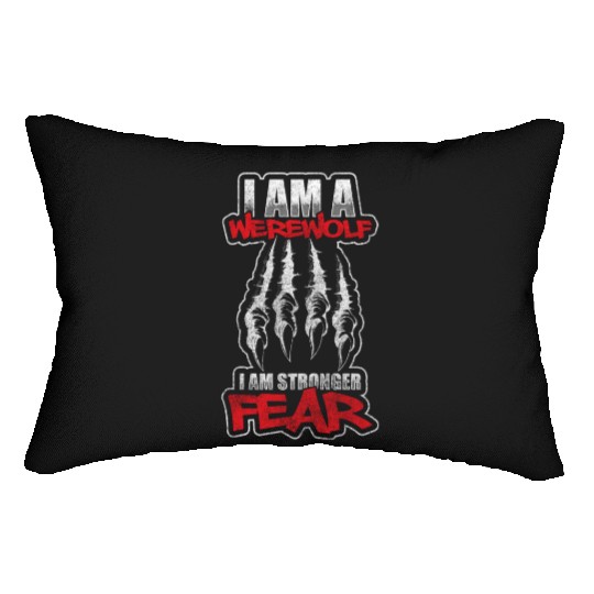 Wolf Monsters Moon Horror Lumbar Pillows